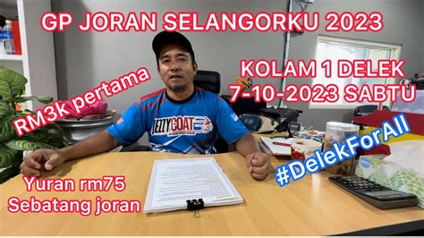 Infomasi GAME 3k KOLAM 1 DELEK Pada 7 10 2023 SABTU 4jam Bayaran