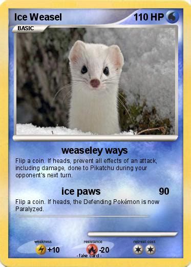 Pokémon Ice Weasel Weaseley Ways My Pokemon Card