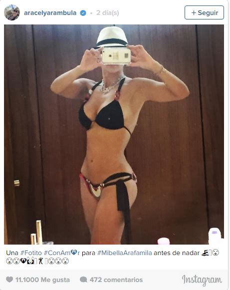 Foto Aracely Ar Mbula Enciende Las Redes Sociales Con Diminuto Bikini