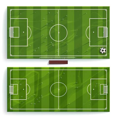 Free Image Of Football Field Soccer Pitch Scheme Top Side And