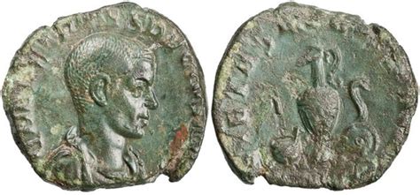 Sestertius Herennius Etruscus As Caesar PIETAS AVGVSTORVM S C