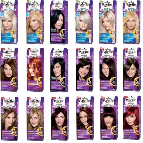 Schwarzkopf Palette Intensive Color Creme Permanent Hair Dye Color 30 Different Ebay Hair