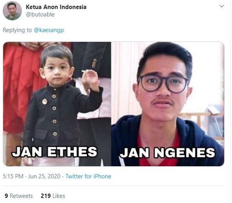 Kaesang Minta Diberi Meme 7 Balasan Netizen Ini Kocak Abis