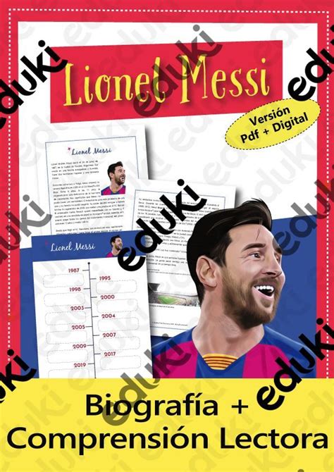 Lionel Messi Biograf A Y Comprensi N Lectora Espanol Ressource