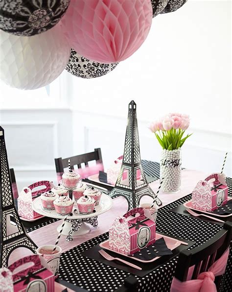 Paris Damask Celebration Paris Birthday Parties Paris Party Parisian Party