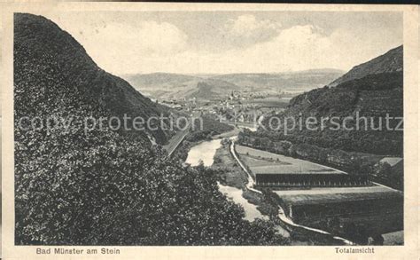 Ak Ansichtskarte Bad Muenster Stein Ebernburg Panorama Kat Bad