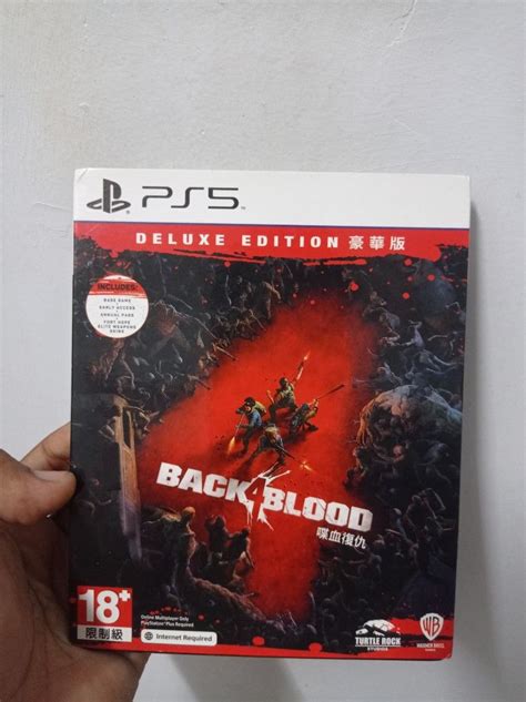 Back Blood Deluxe Edition Steelcase Used Game Ps Video Gaming