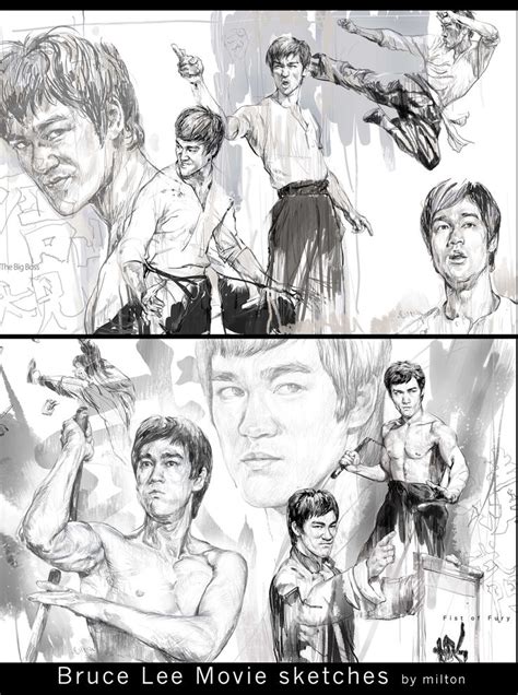 Pin By Milton Wong On Miltons Line Sketches And Draftings Bruce Lee