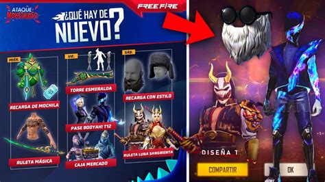 Agenda Semanal De Free Fire Asi Funciona Luna Sangrienta Patrones