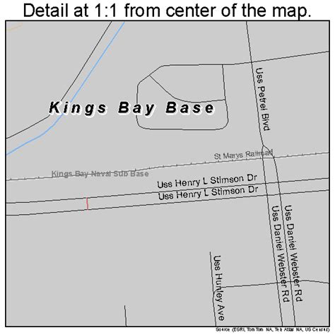 Kings Bay Sub Base Map