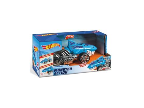 Hot Wheels Vehicule Monster Action Sharkruiser 22 Cm Conforama