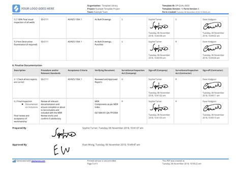 Inspection Test Plan For Welding And Fabrication Template PDF Weld