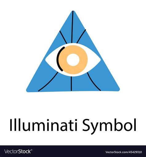 Illuminati Symbol Royalty Free Vector Image Vectorstock