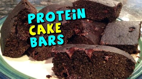 Protein Cake Bars Recipe Low Calorie Protein Bar Youtube