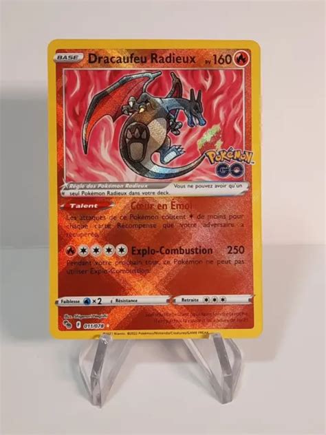 POKEMON TCG RADIANT Charizard Glurak Dracaufeu 011 078 France Pokemon