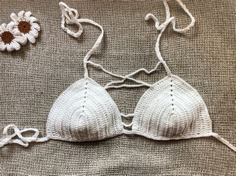 Crochet Bikini Set Sexy Bikini Set Knitted Swimsuit Crochet Swimwear Etsy