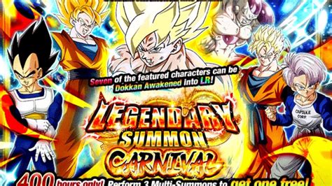 60 Free Dragon Stones More Legendary Summon Carnival LR Super Saiyan