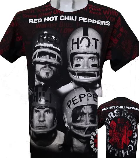 Red Hot Chili Peppers T Shirt Size L All Over Print