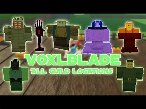 Voxlblade All Guild Locations YouTube