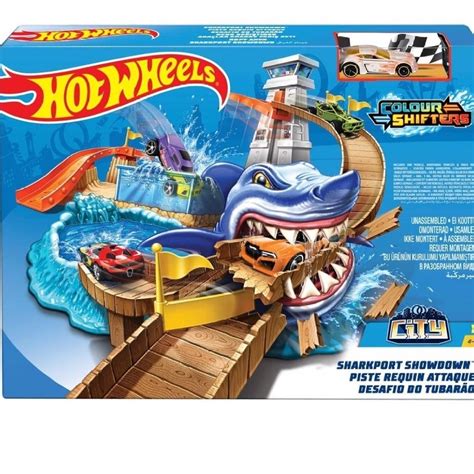 Pista Hot Wheels City Color Shifter Desafio Do Tubarão Shopee Brasil