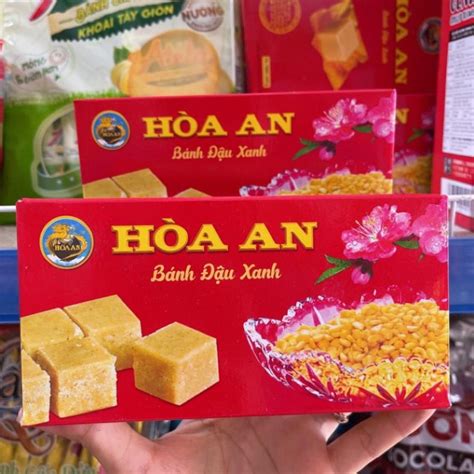 Bánh Đậu Xanh Hoà An Hộp 200g | Shopee Việt Nam