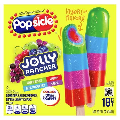 Popsicle Jolly Rancher Ice Pops Shop Bars And Pops At H E B