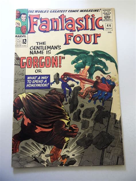 Fantastic Four 44 1965 1st App Of Gorgon VG FN Condition Comic