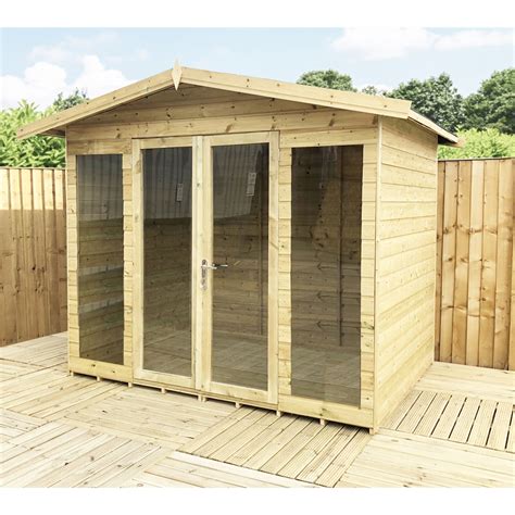 ShedsWarehouse Aston Apex Summerhouses With Long Windows BS