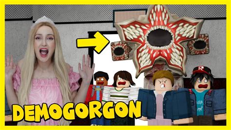 Stranger Thİngs Demogorgon 😱 Roblox Korku AsansÖrÜ KÜbra Nİsa Han