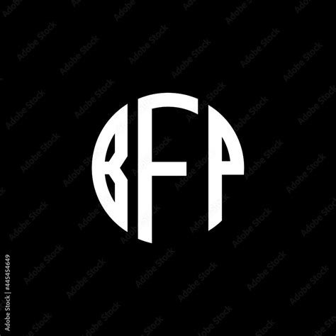 BFP letter logo design. BFP letter in circle shape. BFP Creative three ...