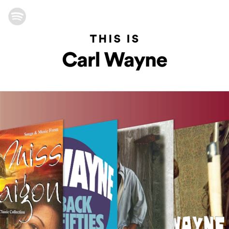 This Is Carl Wayne Playlist By Spotify Spotify