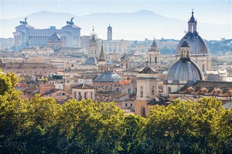 View Of Historic Center Of Rome On Capitoline Hill 12570913 Stock Photo