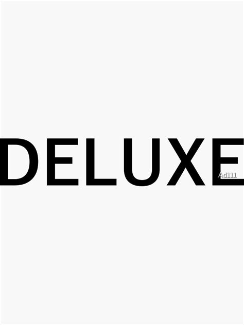 Deluxe Sticker By Ad111 Redbubble