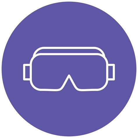 Safety Glasses Icon Style Vector Art At Vecteezy