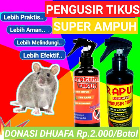 Cairan Semprot Pengusir Tikus Spray Anti Tikus Insektisida Botol Ml