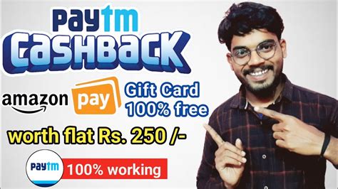 Paytm Cashback Offer Today How To Buy Amazon Pay Gift Card How To