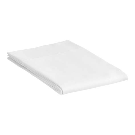 1888 Mills Naked T 300 White Sateen Weave Combed Cotton Modal Pillowcase 72 Case