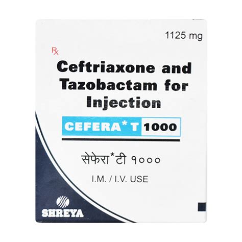 Cefera T 1000mg 125mg Injection Jeevandip