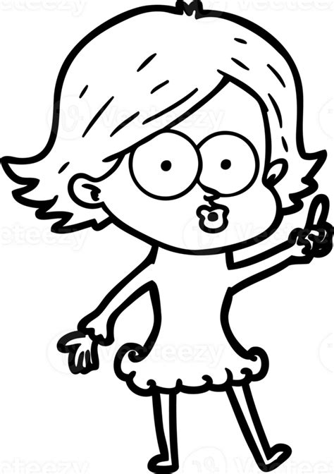 Cartoon Girl Pouting Icon 40485662 Png