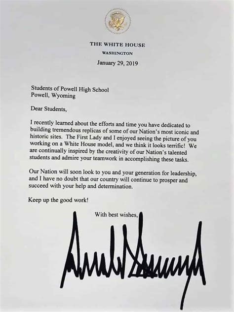 How To Write A Letter To The President Guidecrest