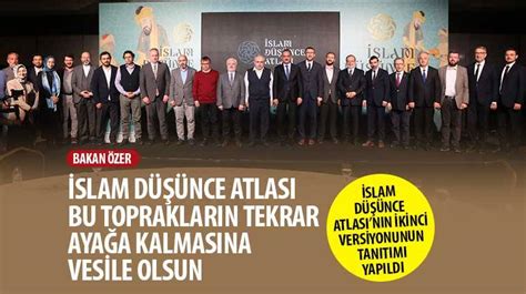 İslam Düşünce Atlasının İkinci Versiyonunun Tanıtımı Yapıldı Konya