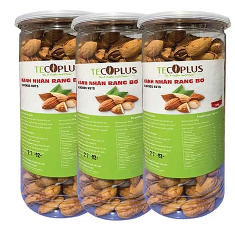 Hạnh Nhân Rang Bơ 500g - TECOPLUS