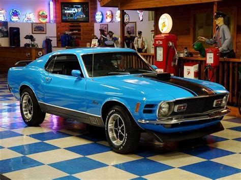 1970 Ford Mustang Mach 1 Grabber Blue For Sale Photos Technical Specifications Description