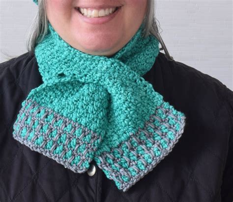 Keyhole Scarf Crochet Worldly Hobbies Gazette