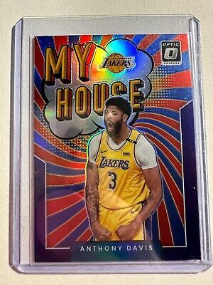 K78 086 2021 22 Donruss Optic My House Purple 11 Anthony Davis EBay