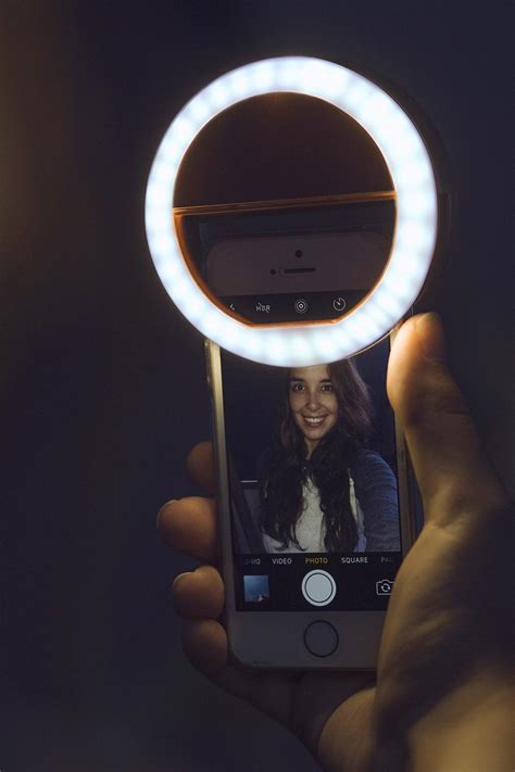 Tech Gadgets Smartphone Ring Light Thumbs Up