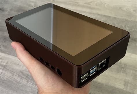 Raspberry Pi 4b Box With Raspberry 7 Touch Display By Filip Sádovský