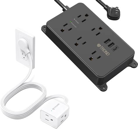 Amazon Product Image Trond Power Strip Surge Protector Outlets