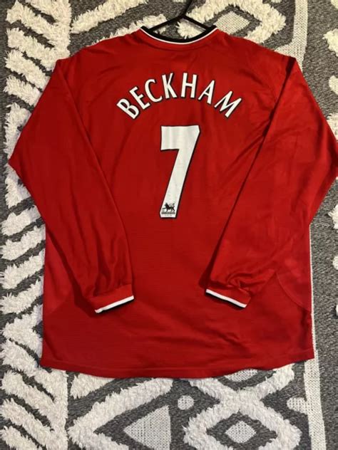 Manchester United Home Long Sleeve Football Shirt Umbro Xxl