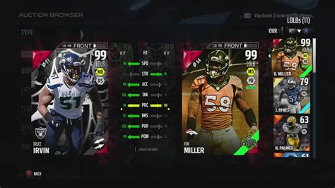 Madden 16 Ultimate Team 99 Speed Bruce Irvin Youtube